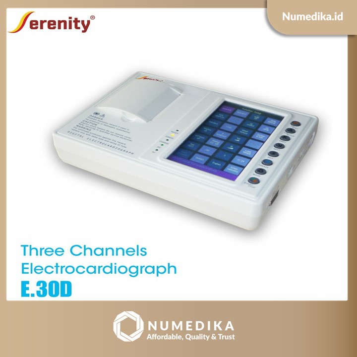 Three Channels Electrocardiograph Serenity E-30D